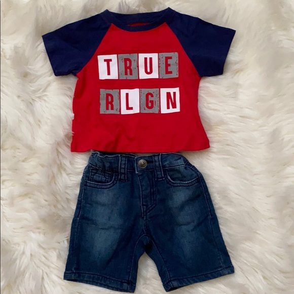 true religion baby shorts